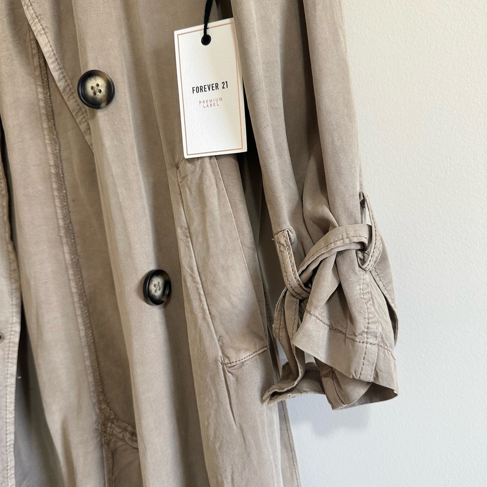 Forever 21 Trench Coat - Picture 4 of 4